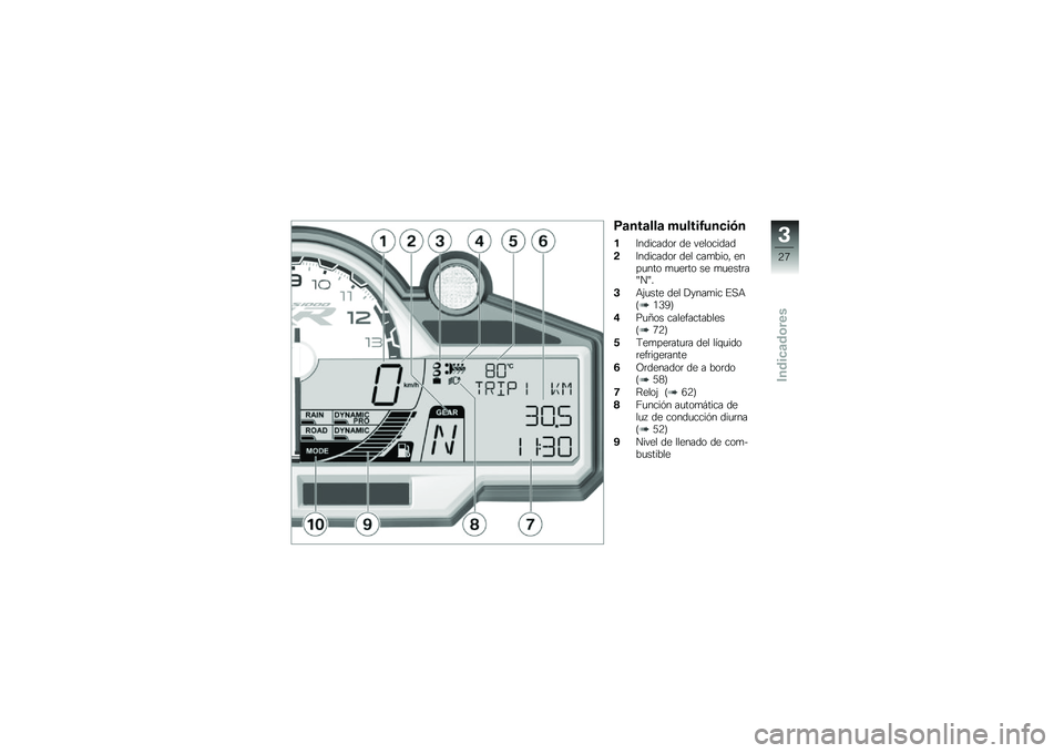 BMW MOTORRAD S 1000 XR 2018  Manual de instrucciones (in Spanish) �9�	���	���	 ������2���
��)�
��:��������	 �� ���������
�!�:��������	 ��� ���
����" ����
��� �
�
��	�� �� �
�
����	��N��N�
�#�+�(�
���