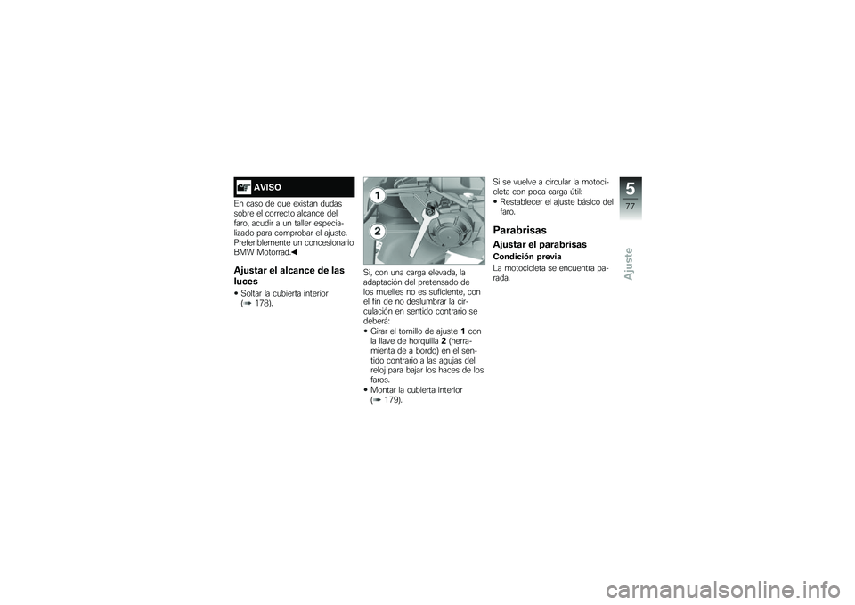BMW MOTORRAD S 1000 XR 2018  Manual de instrucciones (in Spanish) �\f�"���7
�%� ���� �� �\f�
� ��)����� ��
�������	� �� ���	�	���� ������� ������	��" ���
���	 � �
� ������	 ����������� ��� ���	�