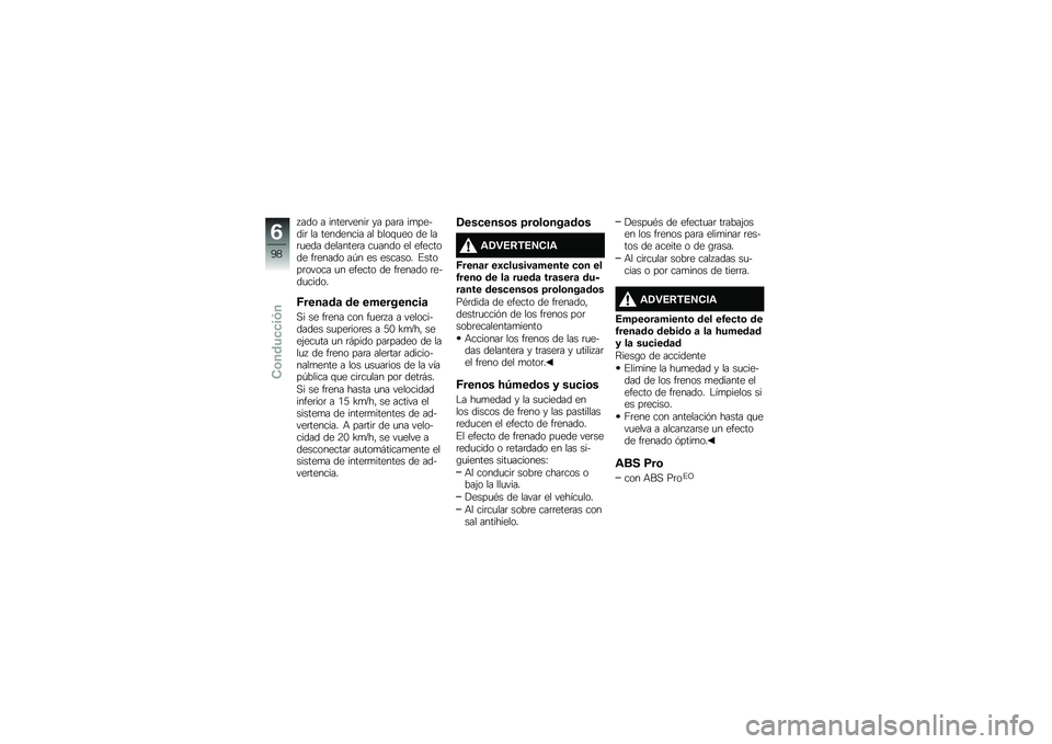BMW MOTORRAD S 1000 XR 2018  Manual de instrucciones (in Spanish) � ��� � �����	�����	 �� ���	� ��
������	 �� ��������� �� ����\f�
�� �� ���	�
��� ��������	� ��
���� �� �������� ��	����� �