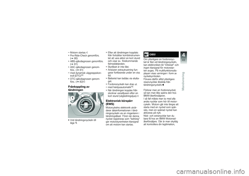 BMW MOTORRAD S 1000 XR 2018  Instruktionsbok (in Swedish) ��\f��\f�� �
��\b���\b�
�
�C����E��
���9���� ����\f�����
��?�8�)�@
�6��<��
�$����
��\b���\f�
�� ����\f�����
��?�8�*�@
�6�<�9��
�$����
��\b���\f�
��