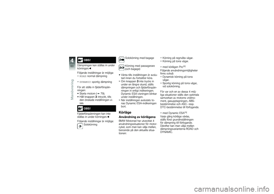 BMW MOTORRAD S 1000 XR 2018  Instruktionsbok (in Swedish) ���6�>
����%������ ��\b� �
�����\b�
 �� ���
������������
�3���$�\b��
� ���
���������\b� �� ���$����\b�K
�����K ��\f���\b� �
���%����