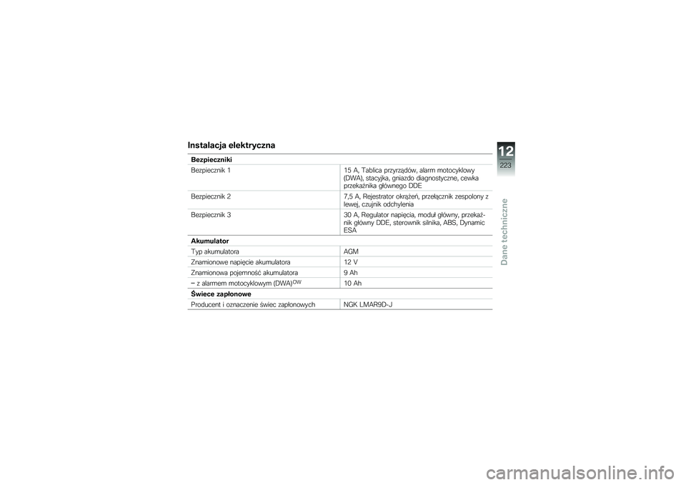 BMW MOTORRAD S 1000 XR 2018  Instrukcja obsługi (in Polish) �9�
�������� �\f��\f�������
�
�	�\f����\f���
���
���\f�����\f��� �0�0�> �8�	 �(��!���� ���\f���\f��
���	 �����\b �\b�����������@�.��8�A�	 �