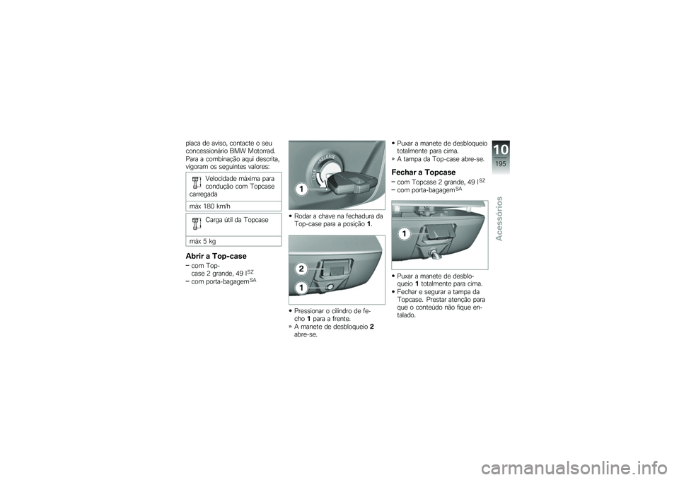 BMW MOTORRAD S 1000 XR 2018  Manual do condutor (in Portuguese) �
���� ��
 ����\b�� ��������
 � �\b�
������
�\b�\b����,��� ��� ���������
�%��� � ��������!�(� �� �� ��
�\b������������� ��\b �\b�