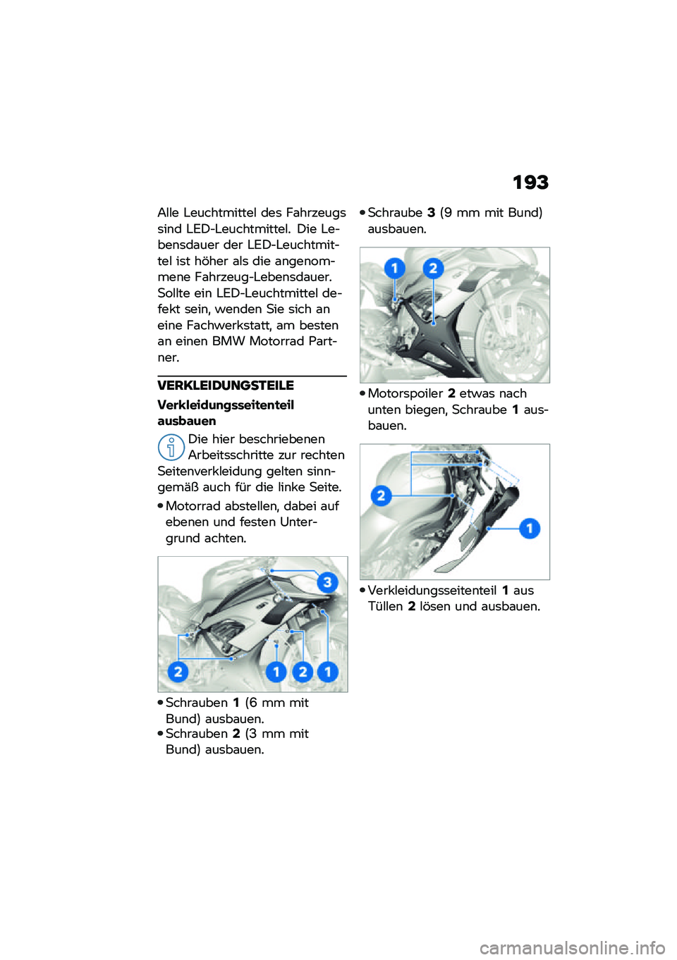BMW MOTORRAD M 1000 RR 2021  Betriebsanleitung (in German) �\f�A�C
�7�#�#� �"�����������# ���	 ��\f�������	�	��\b� �"�6�)�$�"�����������#� �)�� �"��$���\b�	��\f��� ��� �"�6�)�$�"���������$���# ��	� ��&