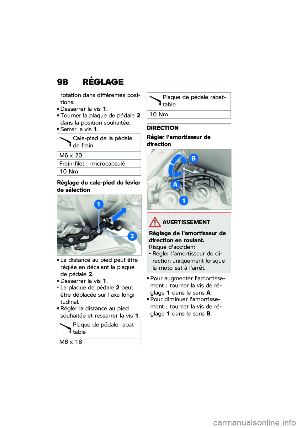 BMW MOTORRAD M 1000 RR 2021  Livret de bord (in French) �A�? �������
������\f�� ���� ��\f���\b��	���	� ����\f���\f�����1�	���	���	� �� ��\f��0��<�����	� �� ����%��	 ��	 ��\b����	�2���� �� �