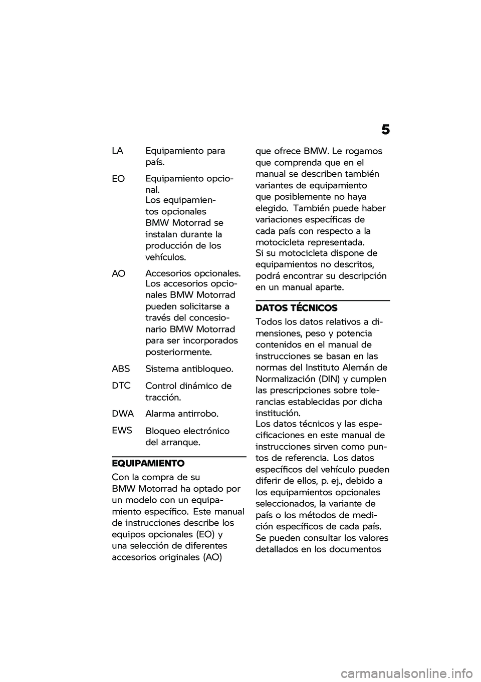 BMW MOTORRAD M 1000 RR 2021  Manual de instrucciones (in Spanish) �/
�$�+ �%�\f�
����
����� ���	������
�%�5�%�\f�
����
����� ������&�����$�� ��\f�
����
����&��� ������������� �����	�	�� ��������