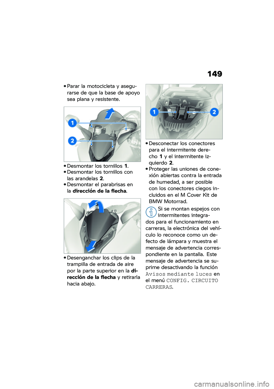 BMW MOTORRAD M 1000 RR 2021  Manual de instrucciones (in Spanish) �
�"�A
���	��	 �� �
���������� � ����\b�
�&�	��	�� �� �\f�
� �� ���� �� �������� ����� � �	����������
�!���
�����	 ��� ���	�����