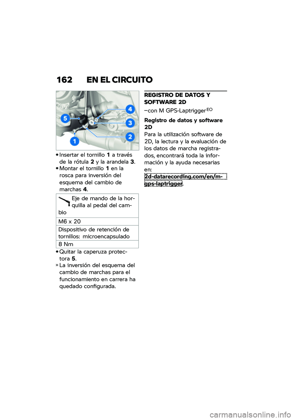 BMW MOTORRAD M 1000 RR 2021  Manual de instrucciones (in Spanish) �
�4� ��
 �� ��\f����\f��
�3����	���	 �� ���	������2� ��	���*��� �� �	���
���4� �� ��	�������6�������	 �� ���	������2�� ���	���� �