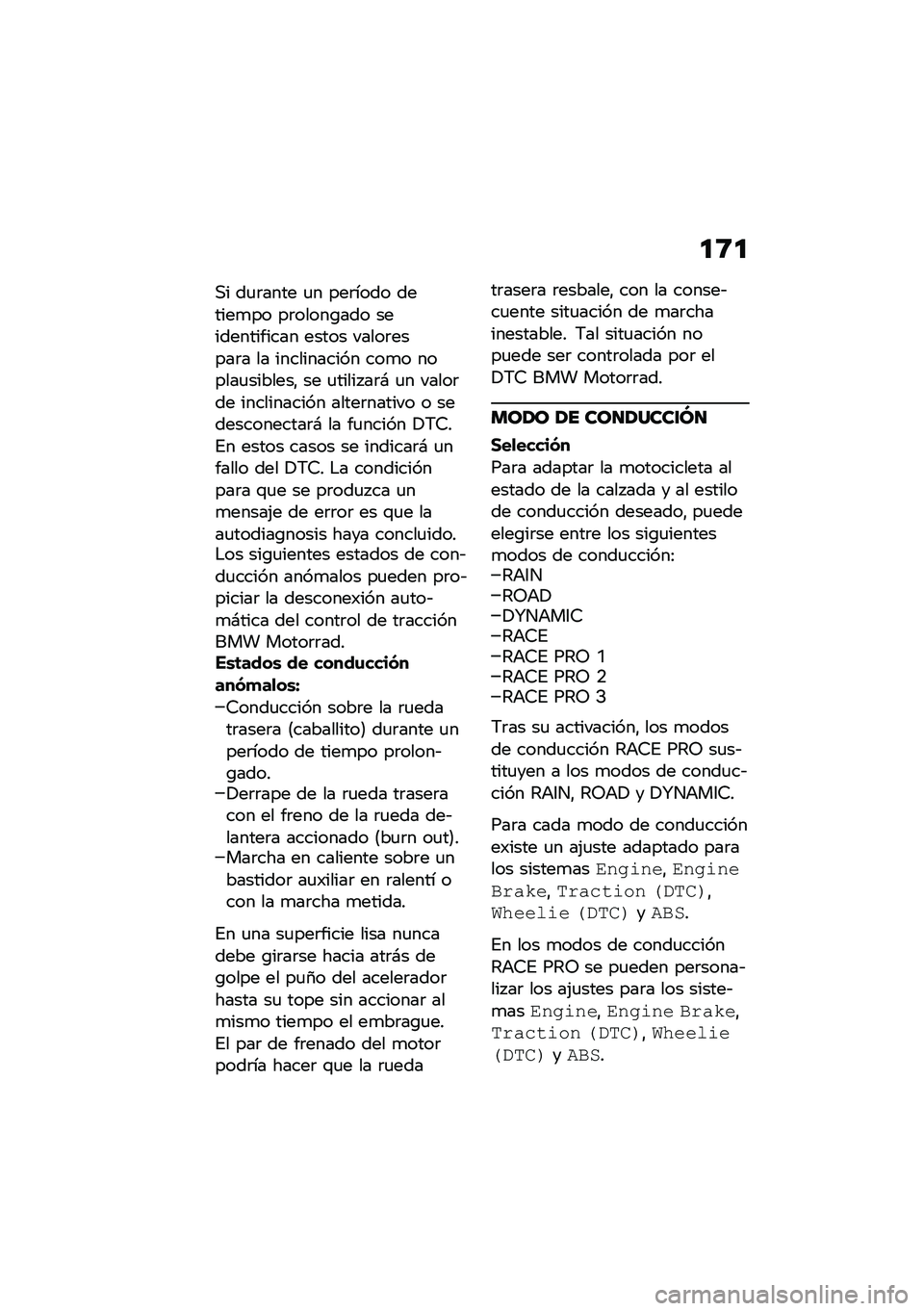 BMW MOTORRAD M 1000 RR 2021  Manual de instrucciones (in Spanish) �
�<�

�,� ��
�	���� �
� ���	���� ������
�� ��	�����\b��� ������������� ����� �����	�����	� �� ����������� ���
� ������
��