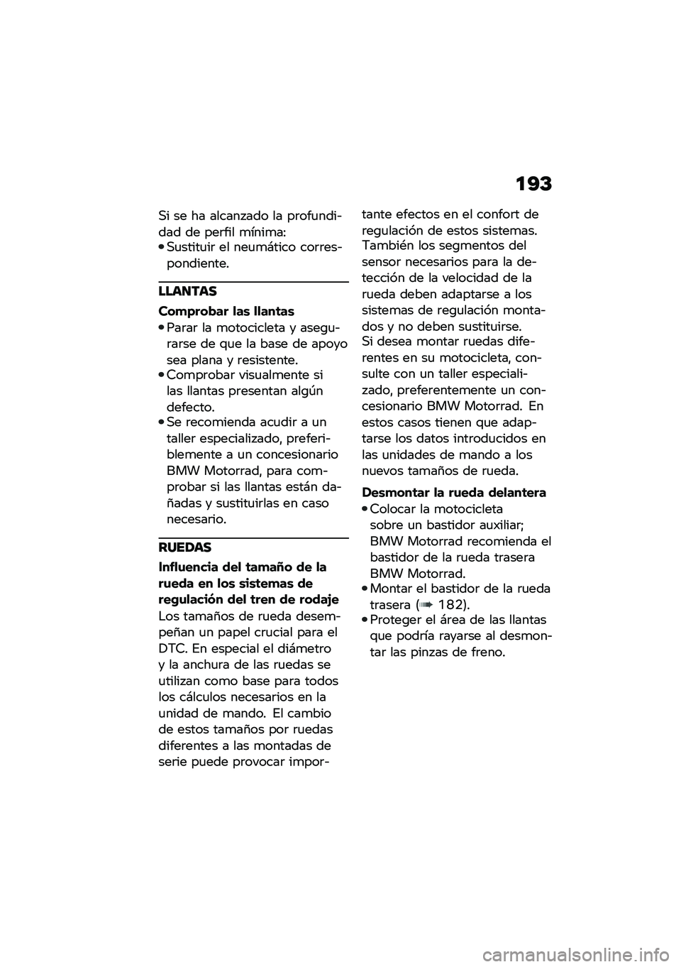 BMW MOTORRAD M 1000 RR 2021  Manual de instrucciones (in Spanish) �
�A�D
�,� �� �� ������ ��� �� ��	���
����&��� �� ���	��� �
����
��:�,�
�����
��	 �� ���
�
�#���� ���	�	���&����������
����
���
��