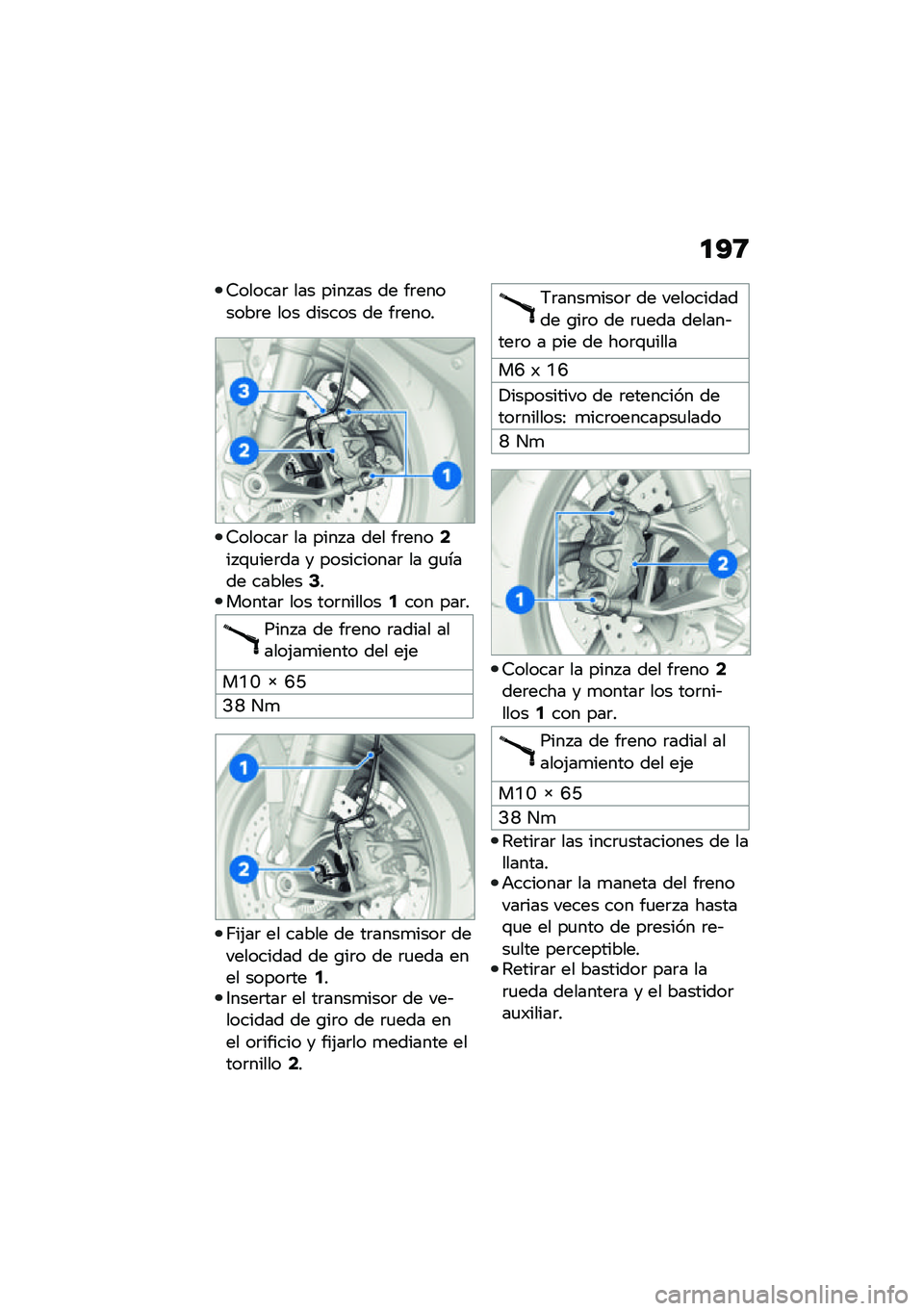 BMW MOTORRAD M 1000 RR 2021  Manual de instrucciones (in Spanish) �
�A�<
�7������	 ��� ���� �� �� ��	�������	� ��� ������ �� ��	����
�7������	 �� ���� � ��� ��	����4�� �\f�
���	�� � ����������	 