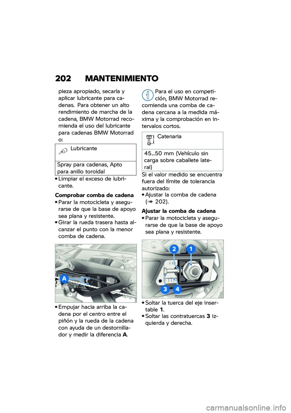 BMW MOTORRAD M 1000 RR 2021  Manual de instrucciones (in Spanish) ��\b� ���
���
�\f��\f��
��
���� � ���	�������" �����	�� ��������	 ��
��	������ ���	� ���&������ ���	� �������	 �
� �����	�����
�