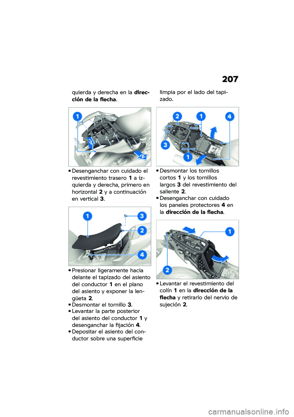 BMW MOTORRAD M 1000 RR 2021  Manual de instrucciones (in Spanish) ��\b�<
�\f�
���	�� � ���	���� �� ��������#���� �� �
� �&�
���-��
�!�����\b������	 ��� ��
����� ���	�������
����� ��	����	��2� �� �