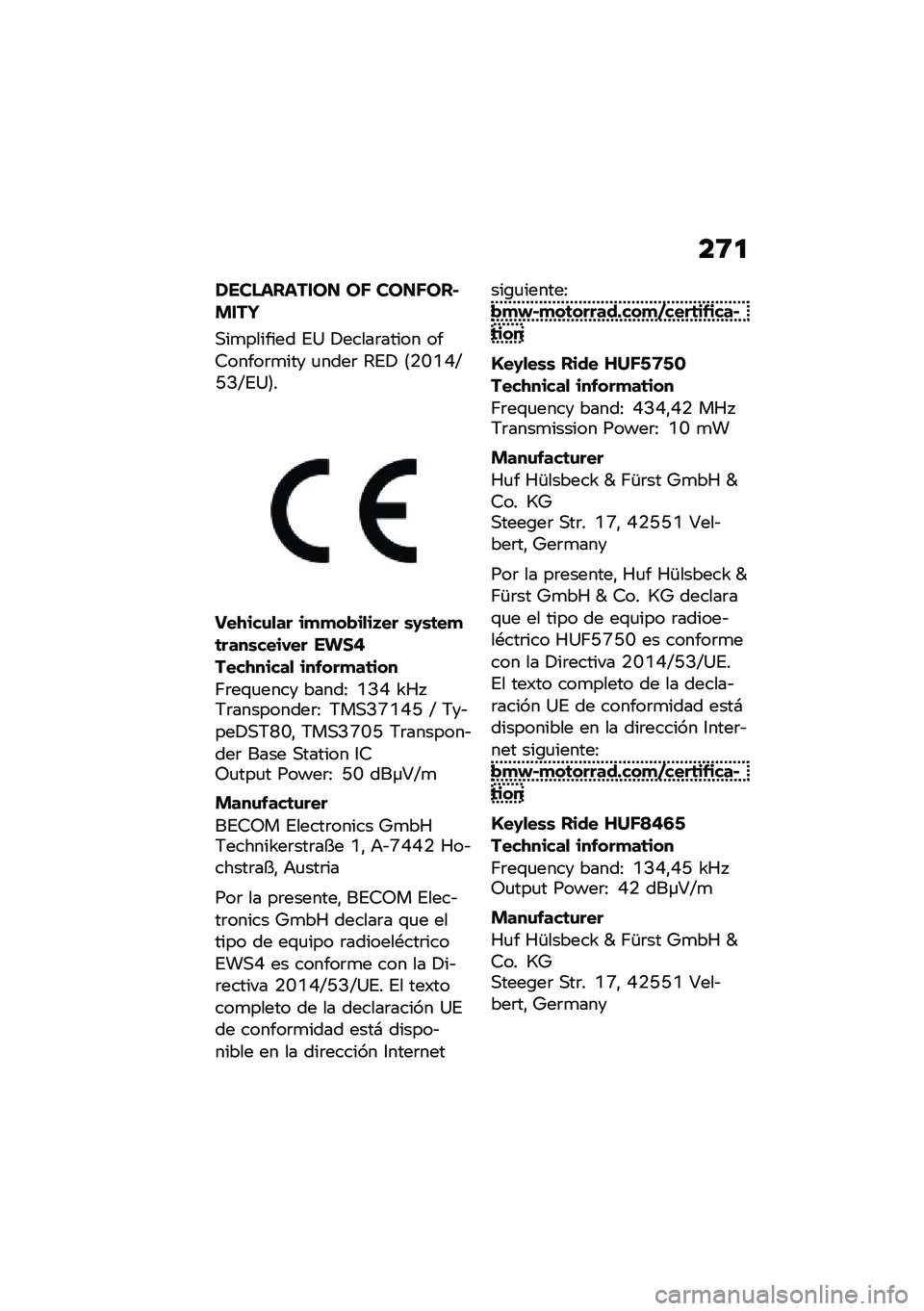 BMW MOTORRAD M 1000 RR 2021  Manual de instrucciones (in Spanish) ��<�

����������� ��I ����I���#����]
�,��
������� �%�= �!�����	����� ���7�����	�
��� �
����	 �4�%�! �8�.�E�C�I�V�G�>�V�%�=�9�
���-���\f�
�� ��
