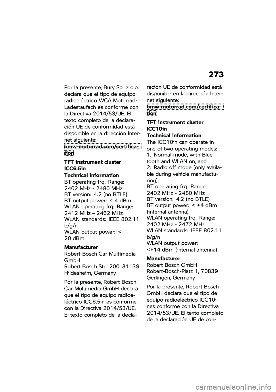 BMW MOTORRAD M 1000 RR 2021  Manual de instrucciones (in Spanish) ��<�D
���	 �� ��	�������" ��
�	� �,�� �  ����������	� �\f�
� �� ���� �� ��\f�
����	�������*���	��� ��7�+ �����	�	���&�$�������
���� �
