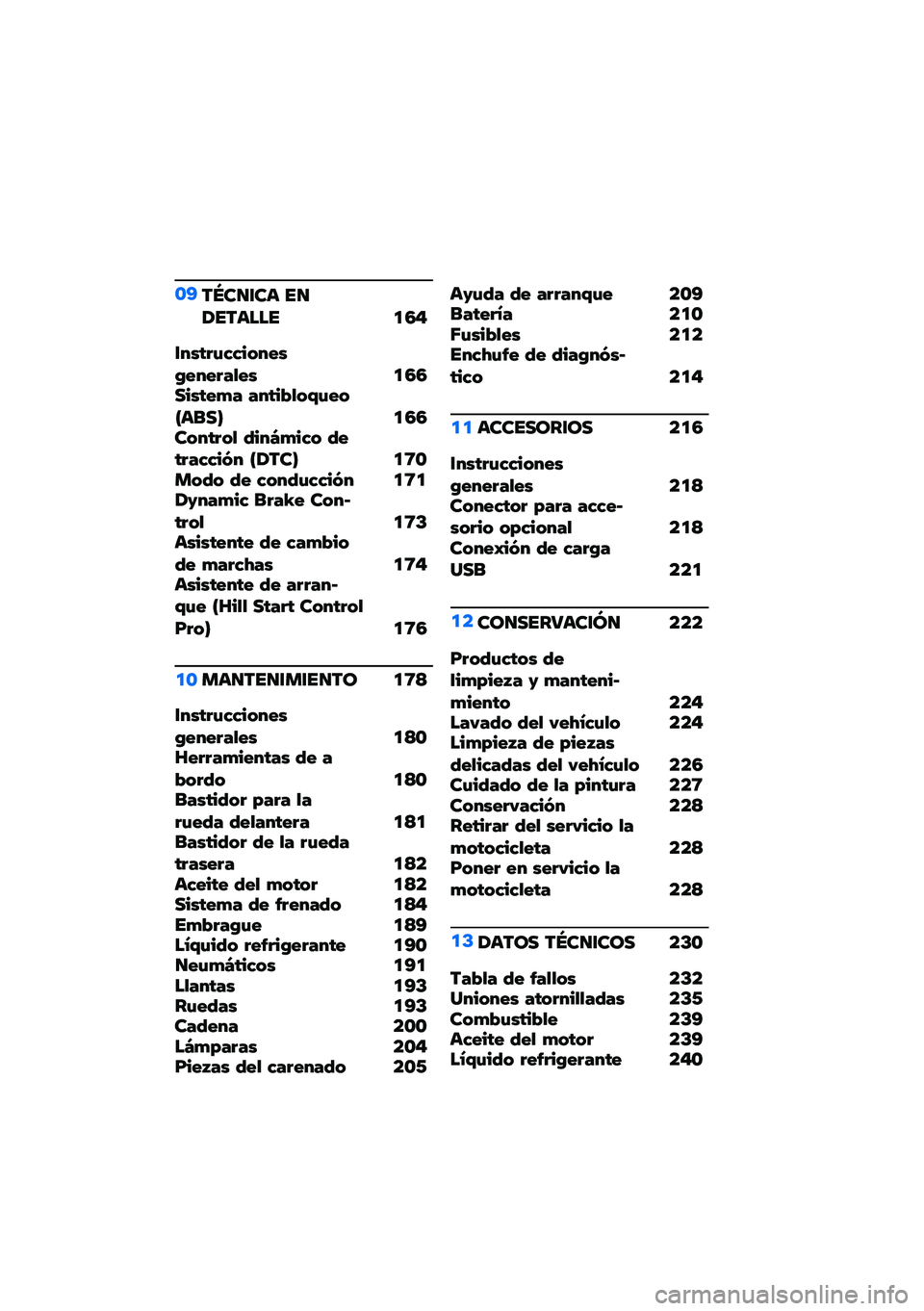 BMW MOTORRAD M 1000 RR 2021  Manual de instrucciones (in Spanish) �\b�A��Q��
�\f�� ��
�1������ �
�4�"
�\f�����&���� ����9������,�� �
�4�4������+� �����$�,� �-�&�� �J����K �
�4�4�� ���� �, �3���I�+���  �3�������