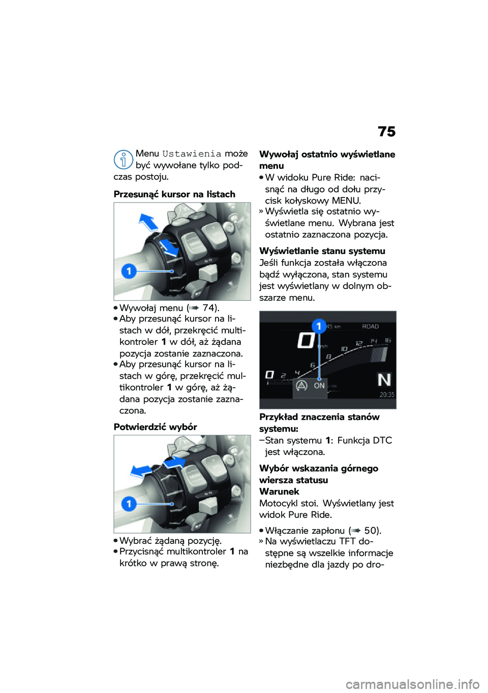 BMW MOTORRAD M 1000 RR 2021  Instrukcja obsługi (in Polish) �D�0
�����1�
�!�� ������\b����&�� �������� ����� ���
�$���� ������%��!
���1�$����4�N �\b����\f� �� �%�����	�/
�������% �\b��� �:�T�I�;�!