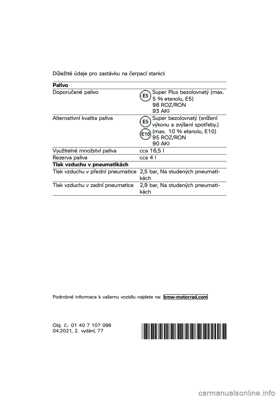 BMW MOTORRAD M 1000 RR 2021  Návod k obsluze (in Czech) �H�3���8�
�	�2 �9��
�%� �"�� ��
��	�*��\f�  �\b�
 ����"�
�� ��	�
�\b�
��
�I
������
�H��"��� ���\b�2 �"�
��
���J� �"�� ��� � ��������\b�
�	�, �&��
�5�/�K �M �