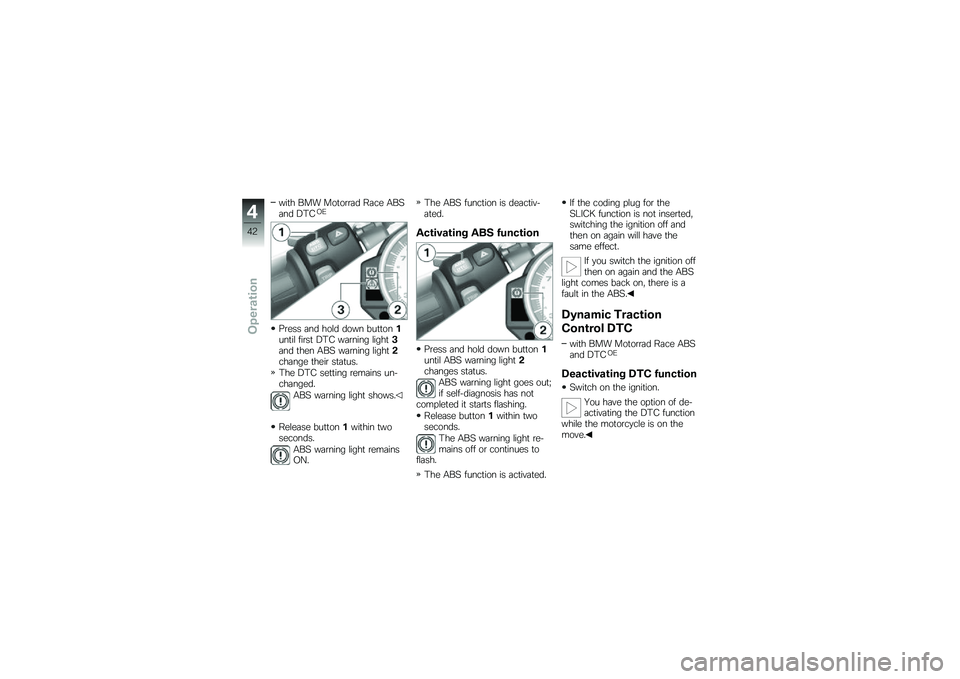BMW MOTORRAD S 1000 RR 2010  Riders Manual (in English) 
�(�
��\f �/��0 ��������\b ����	 �1�/����\b ��*��6�+
���	�� ���\b �\f��
�\b �\b��(� ������
�*�\f�	 ��*� ��	���
�� ��	���
�� ��� ��\f����	�\b�&
�1�/� 