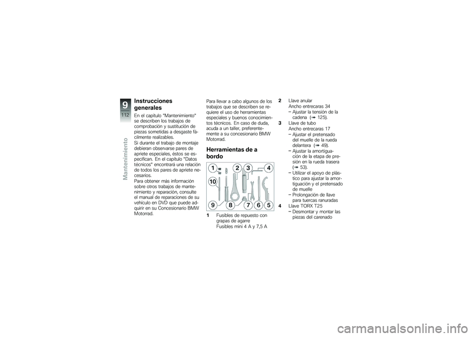 BMW MOTORRAD S 1000 RR 2010  Manual de instrucciones (in Spanish) 
�&�
���������
�
�
��
�
�
��\b�\f�
�
�%� �	�
 ������
�
� �P�����	�����	����P��	 �\b�	�����,�	� �
�� ����,��8�� �\b�	�������,����� � ��
����