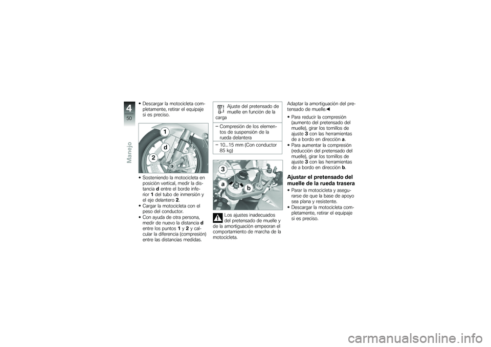 BMW MOTORRAD S 1000 RR 2010  Manual de instrucciones (in Spanish) 
�"�	�����*�� �
� ��������
�	�� ����)��
�	����	���	�( ��	����� �	�
 �	�&�
����8�	�� �	� ���	�����
�����	���	��\b� �
� ��������
�	�� �	��