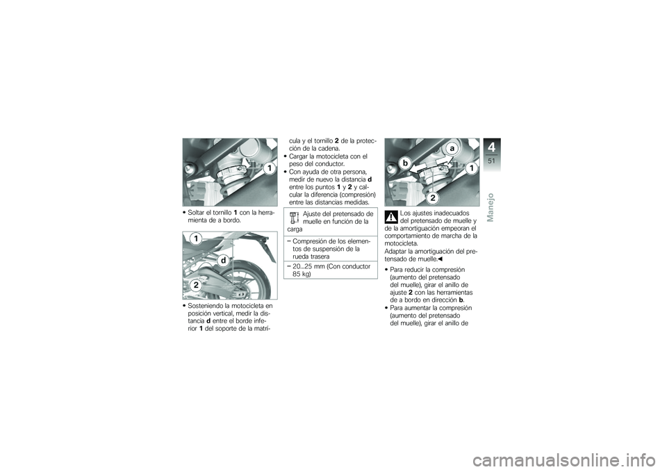 BMW MOTORRAD S 1000 RR 2010  Manual de instrucciones (in Spanish) 
���
��� �	�
 ������
�
��(��� �
� ��	����)���	��� �\b�	 � �,���\b��
�����	���	��\b� �
� ��������
�	�� �	��������� ��	������
�( ��	�\b��