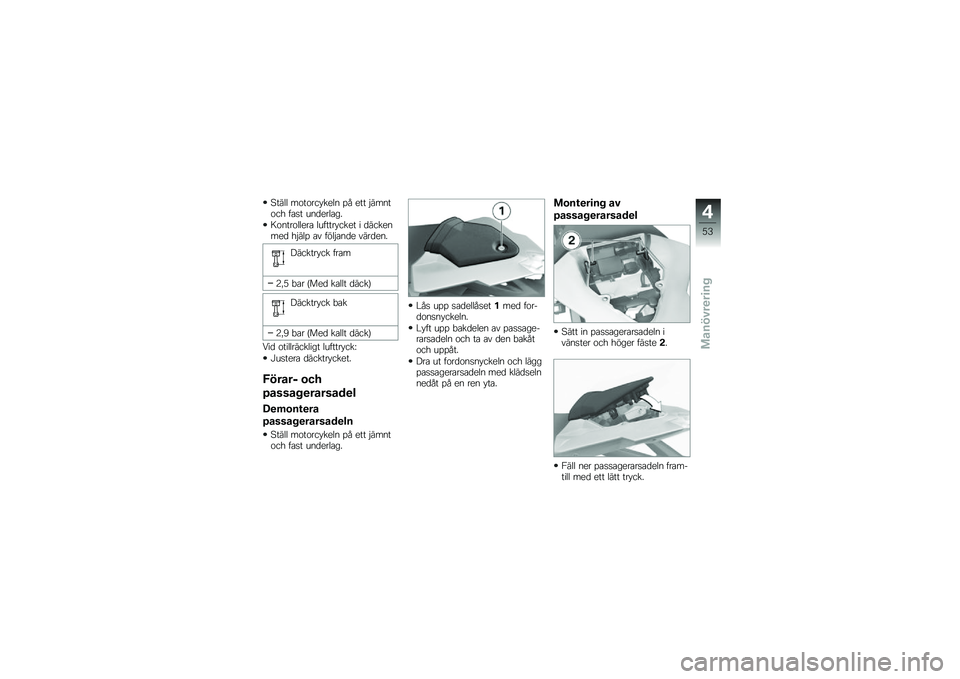 BMW MOTORRAD S 1000 RR 2010  Instruktionsbok (in Swedish) 
����
�
 �\f������)��	�
�
 �� �	�� �"��\f�
����* ���� ��
�\b�	��
���-
���
����
�
�	�� �
������)���	� � �\b����	�
�\f�	�\b �*�"��
� �� ��!�
�"��
�\b�	 