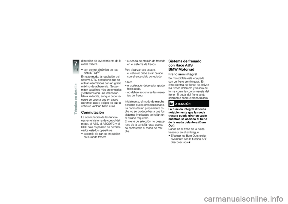 BMW MOTORRAD S 1000 R 2015  Manual de instrucciones (in Spanish) ��������&� �� ��������
����� �� ���	�
��� ��	����	��
��� �����	�� ����#�
��� �� ��	������&� �F�!�9�6�G�%�?
�%� ���� �
����" �� �	�