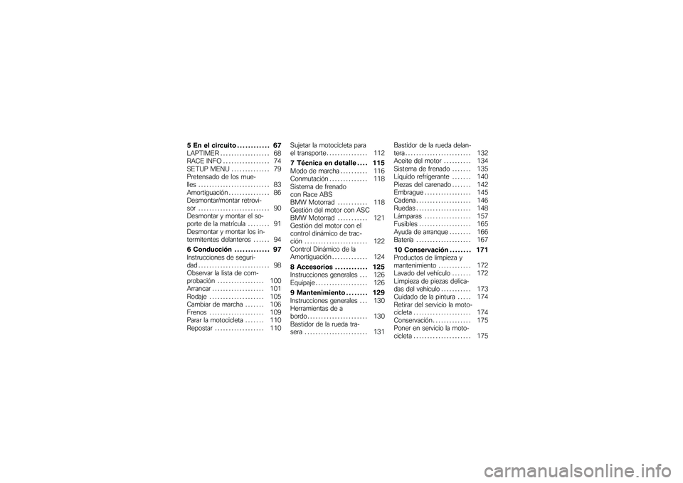 BMW MOTORRAD S 1000 R 2015  Manual de instrucciones (in Spanish) �  �� �� �
���
����\b � � � � � � � � � � � � �(�)�$�+��9�7��%�< � � � � � � � � � � � � � � � � � � �3�1�<�+�6�% �7��;�? � � � � � � � � � � � � 