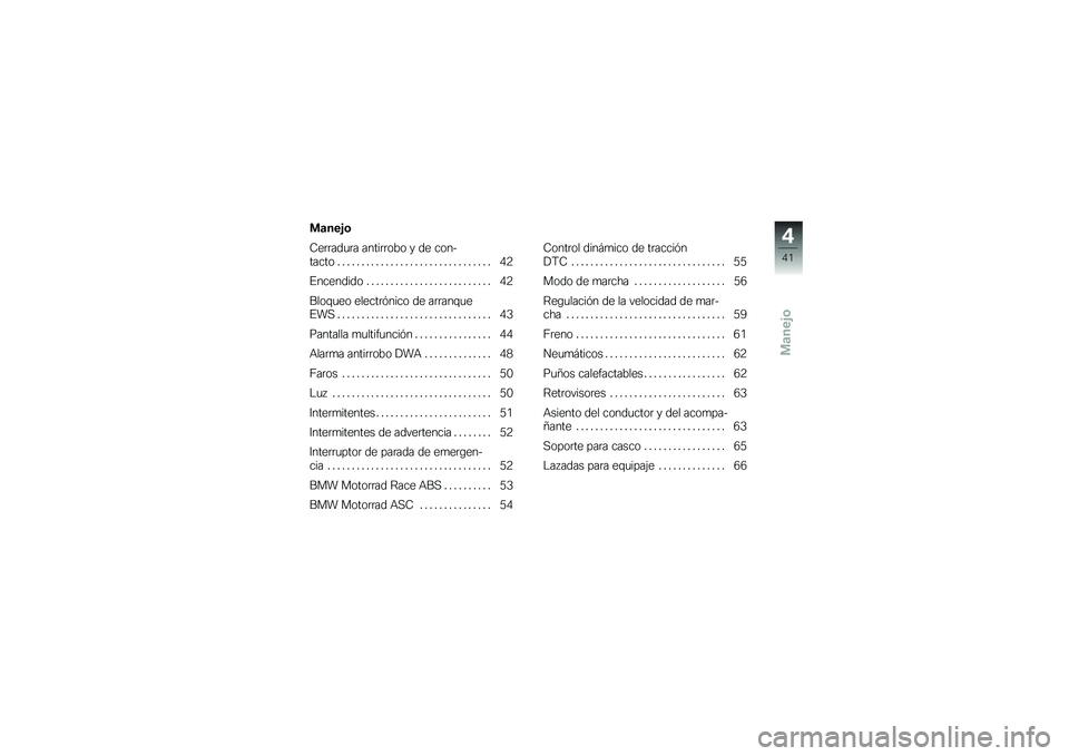 BMW MOTORRAD S 1000 R 2015  Manual de instrucciones (in Spanish) �
�	���&�\b
�6��	�	���
�	� �����	�	��� � �� ����
����� � � � � � � � � � � � � � � � � � � � � � � � � � � � � � � � � �/�:
�%�������� 
