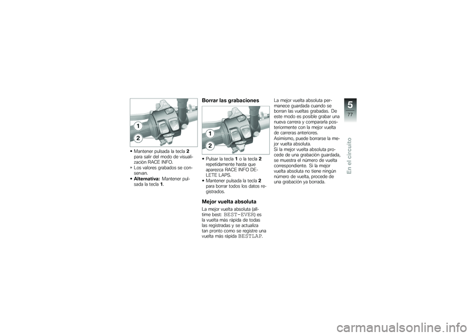 BMW MOTORRAD S 1000 R 2015  Manual de instrucciones (in Spanish) ��������	 ��
����� �� ������!���	� �����	 ��� �
��� �� ����
����� ����&� �<�+�6�% �7��;�?�
�$�� �����	�� �\b�	������ �� �������	�