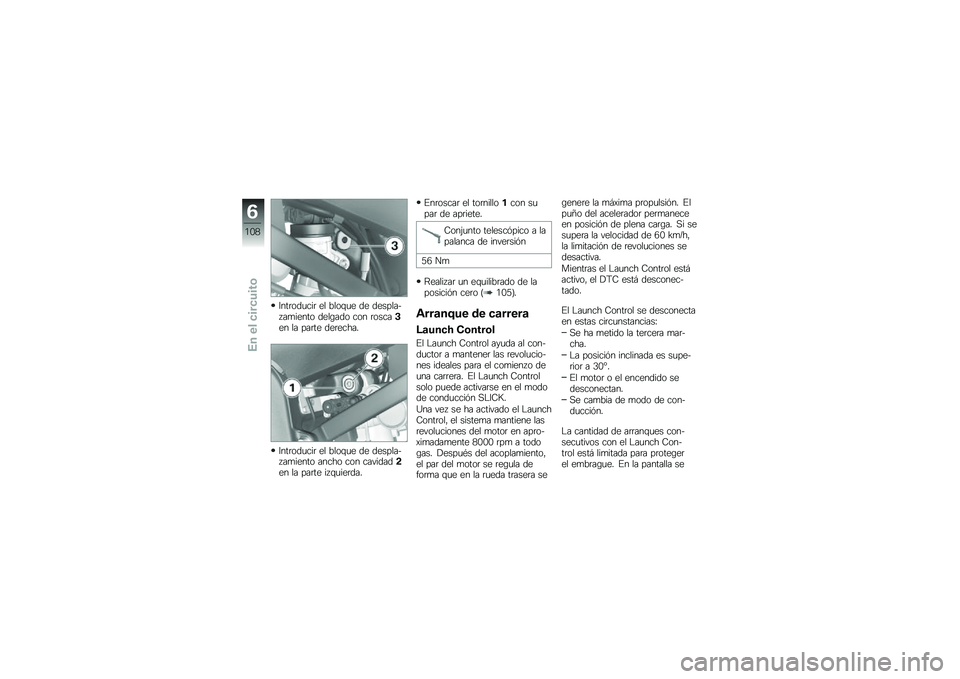 BMW MOTORRAD HP 4 2013  Manual de instrucciones (in Spanish) �6���	���
���	 �� ����\f�
� �� �������� ��
����� ����\b��� ��� �	�����$�� �� ���	�� ���	�����
�6���	���
���	 �� ����\f�
� �� ���