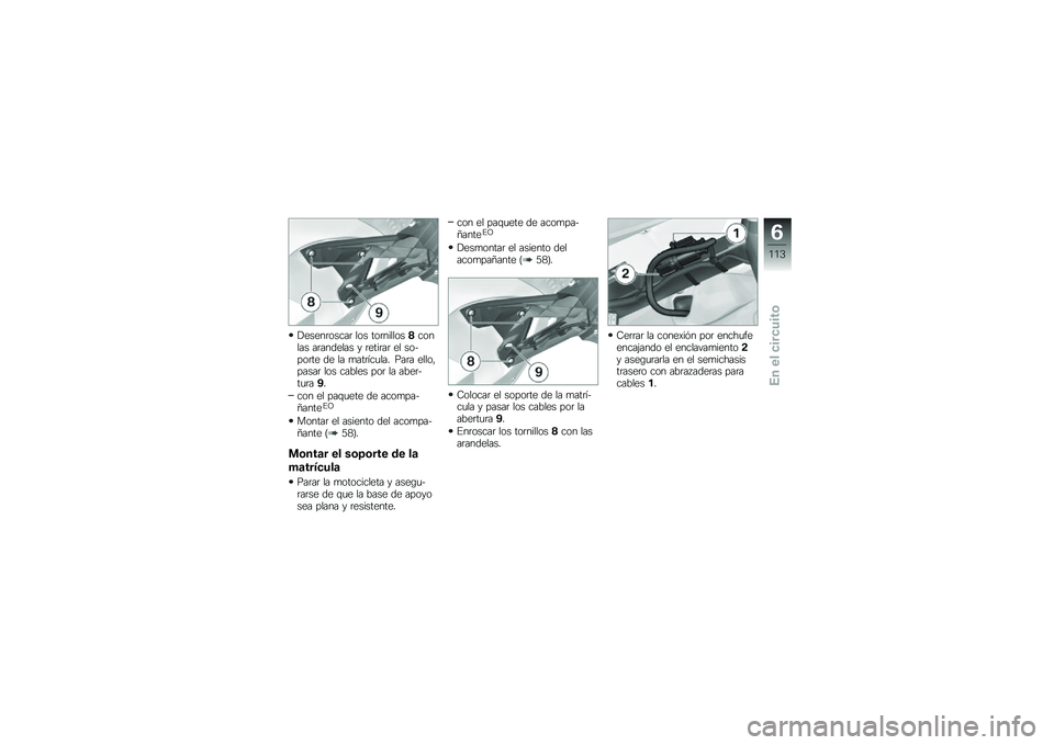 BMW MOTORRAD HP 4 2013  Manual de instrucciones (in Spanish) �!�����	�����	 ��� ���	�������.������ ��	������� � �	����	��	 �� ������	�� �� �� �
���	���
��� ���	� �����"�����	 ��� �����