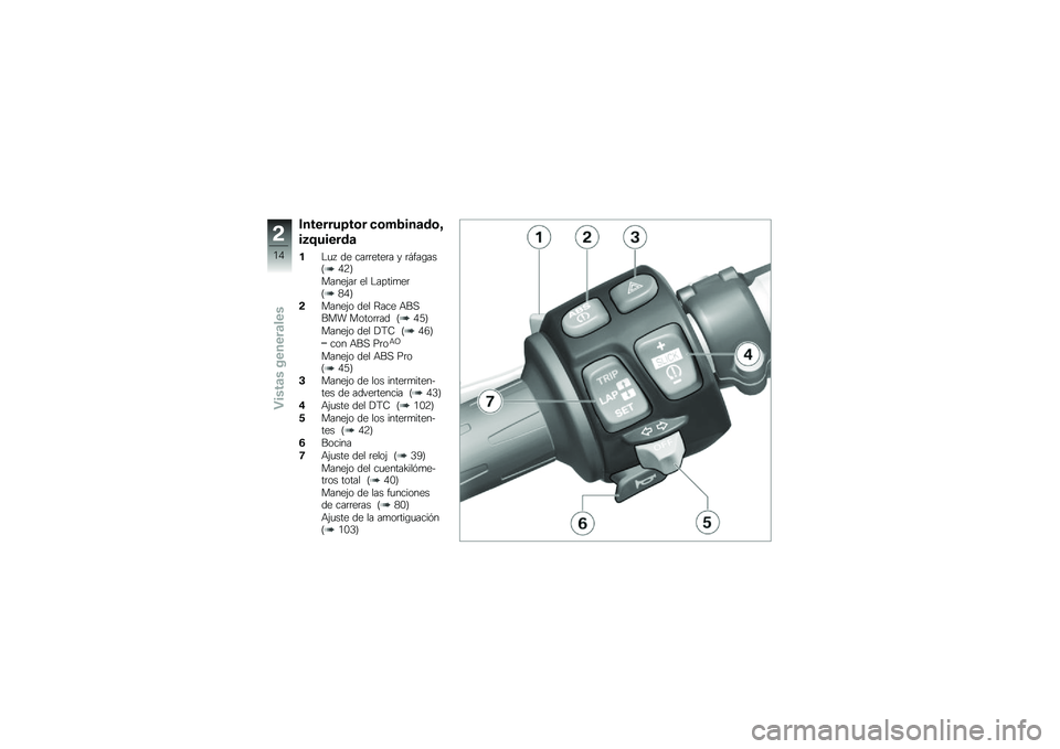 BMW MOTORRAD HP 4 2013  Manual de instrucciones (in Spanish) ��������5��\b� �
�\b��2���	��\b�7
��3�4������	
��$�
�  �� ���	�	����	� � �	�#���\b���E�/�8�F
�����(��	 �� �$�����
��	�E�1�/�F
�!�����(� ��� �:���