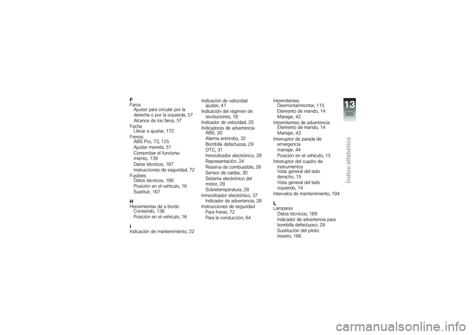 BMW MOTORRAD HP 4 2013  Manual de instrucciones (in Spanish) �?�?��	���+�(�
����	 ���	� ���	��
���	 ���	 �����	���� � ���	 �� �� �\f�
���	���" �2�5
�+������ �� ��� ���	���" �2�5
�?�����$�����	 � ��(�
�