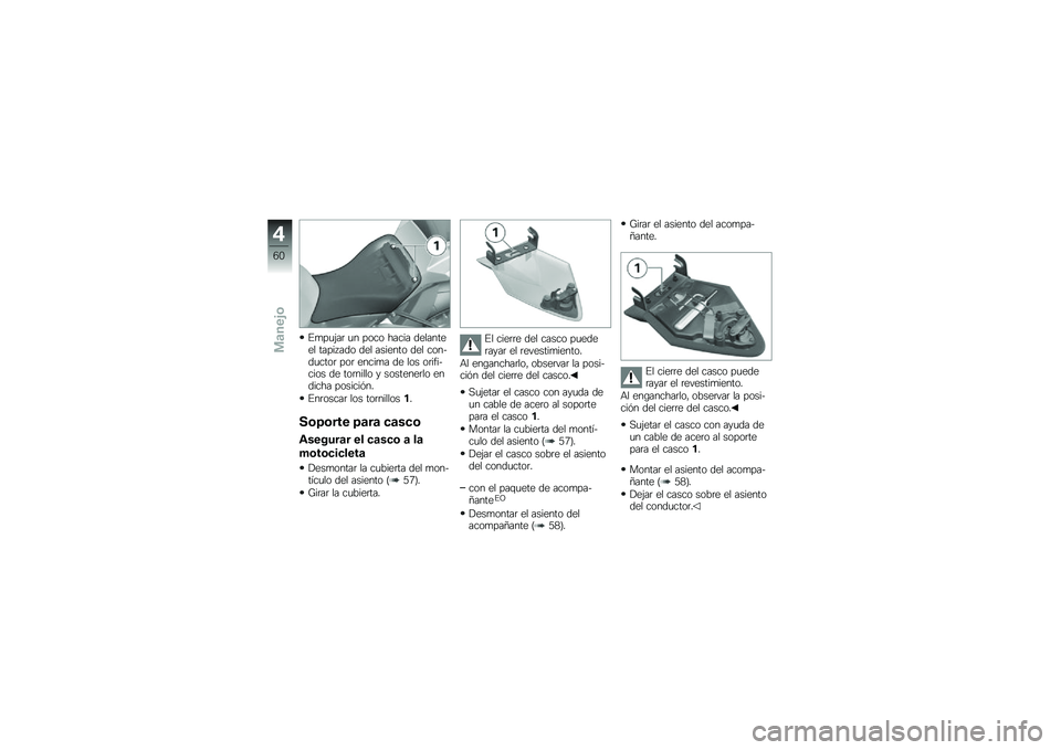 BMW MOTORRAD HP 4 2013  Manual de instrucciones (in Spanish) �%�
��
�(��	 �
� ���� ����� ��������� ����� ��� ��� ������� ��� ������
����	 ���	 �����
� �� ��� ��	�������� �� ���	�����