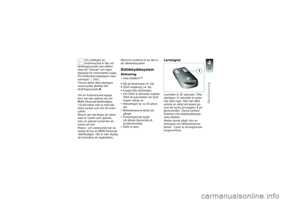 BMW MOTORRAD HP 4 2013  Instruktionsbok (in Swedish) �-� � ��������\b�� ����\f��
�\f��
�� ���� �� ���
� ���
����
�����
�� ������! ��\b� �������\f������ �"�� �L��������\b�
�L �\f�� ����