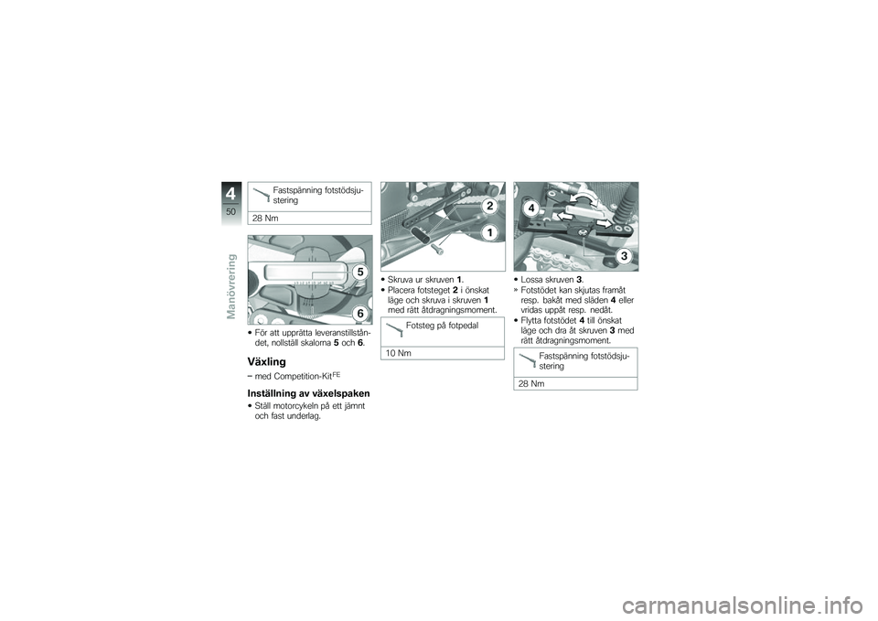 BMW MOTORRAD HP 4 2013  Instruktionsbok (in Swedish) �/�\b�
��
�%������ ��\f��
���
�
�$���
������
�8�* �A�
�/�� �\b�� ��%�%�����\b ������\b��
�����
�����
���! ��\f���
���� �
��\b��\f���\b�&�\f���