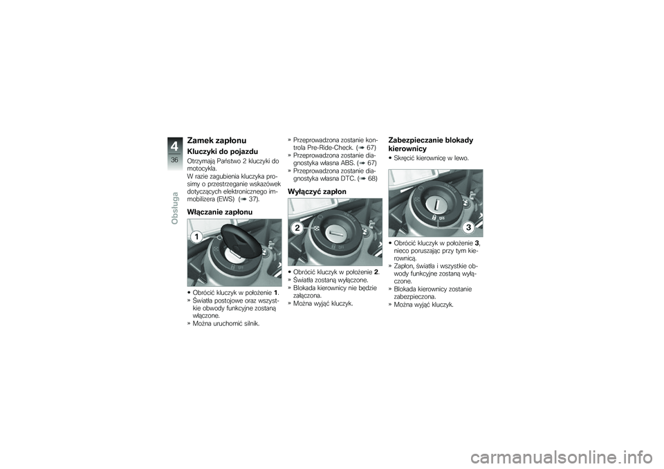 BMW MOTORRAD HP 4 2013  Instrukcja obsługi (in Polish) �9���\f� ������
�
�/������� �#� ������#�
�:���\f��\b�� � �%��+���� �8 �����\f��� �
��\b���������
� ���\f�� �\f��"��!����� �����\f���