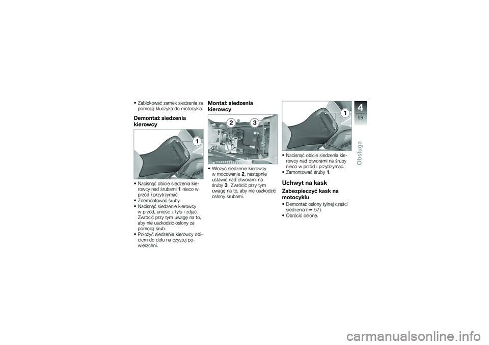 BMW MOTORRAD HP 4 2013  Instrukcja obsługi (in Polish) ���!�������# �\f��\b�� ����
�\f���� �\f����\b��� �����\f��� �
� �\b���������
�2�\f���
���4 ���\f�#��\f�
��
���\f���\b��
�B�������# ��!��