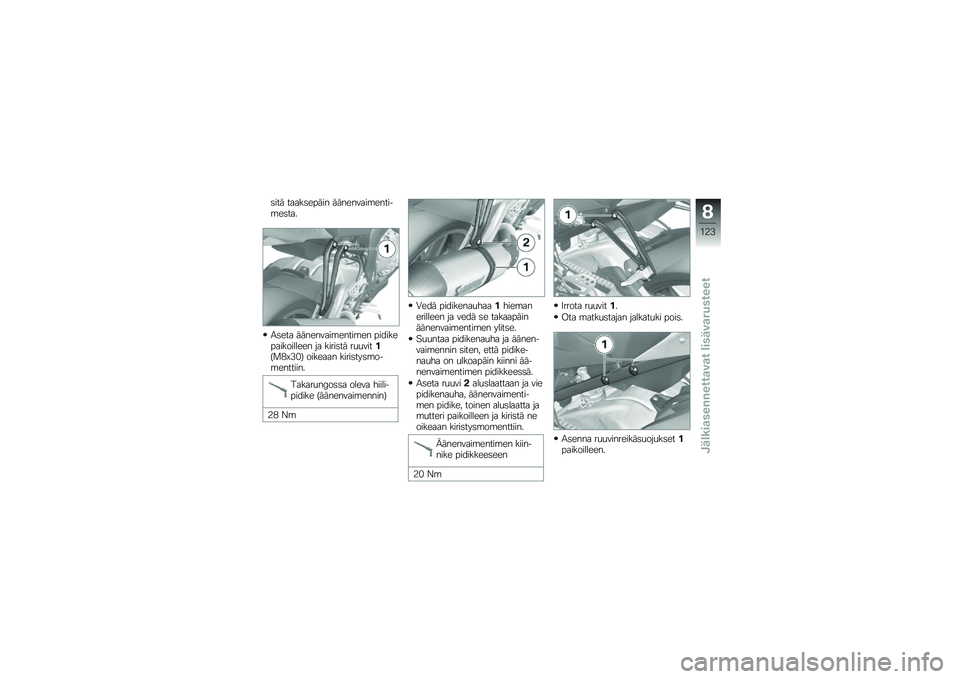 BMW MOTORRAD HP 4 2013  Käsikirja (in Finnish) �	��� �����	����� ���������\b������\b��	���
�0�	��� ���������\b�����\b�� ����������������� �� �����	�� ��
�
�����?�
�)�P�1�%