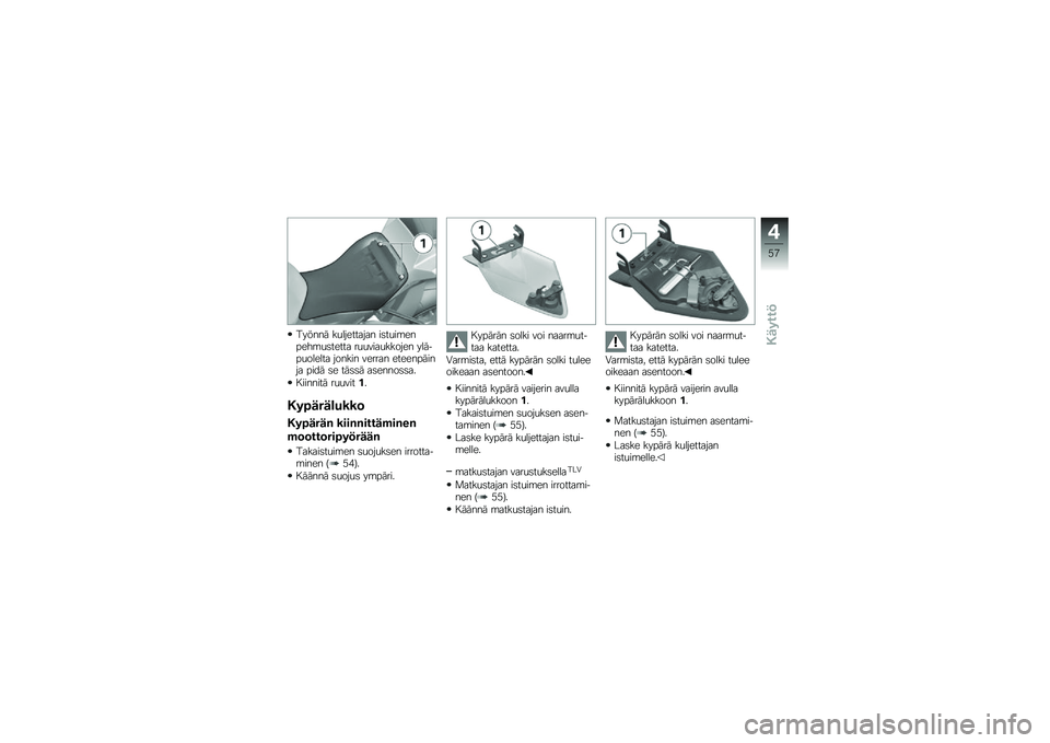 BMW MOTORRAD HP 4 2013  Käsikirja (in Finnish) ������ ��
��������� ��	��
��\b������\b�
�	����� ��
�
����
������ ������
������ ������ ������ ����������� ���� �	� ���	�	