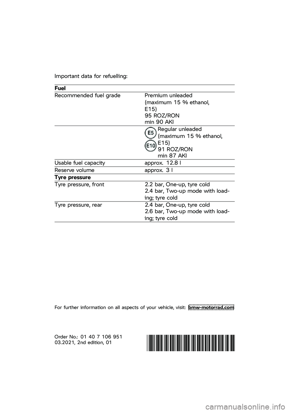 BMW MOTORRAD C 400 GT 2021  Riders Manual (in English) ������
��\f�
 ���
� ��� ��������	�\f��<
����
���
�����\f��� ���� ����� �����	�� ��\f����������+�	��� �1�= �? ��
�\b��\f���%�*�1�=�!�@�=