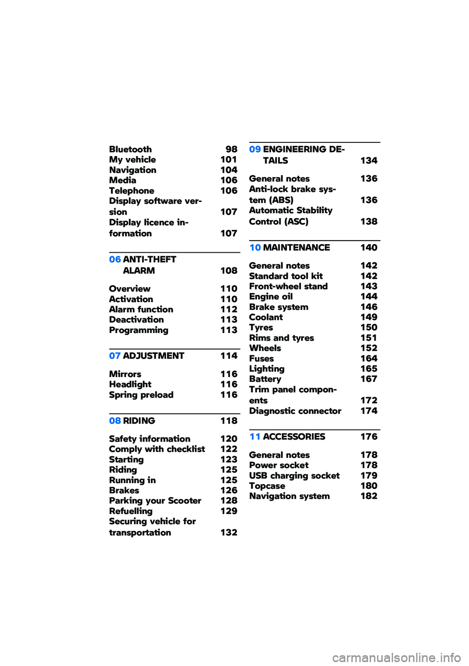 BMW MOTORRAD C 400 GT 2021  Riders Manual (in English) ��*�,��"�#�#�"�1 �=�:�� ���1��0�*� �\f�
�\f��!���5�!�"��#�$ �\f�
����&��! �\f�
�2���*��-�1�#�$� �\f�
�2�6��%�-�*�!� �%�#�4�"��!�� ����)�%��#�$ �\f�
�9�6��%�-�*�!� �*��0