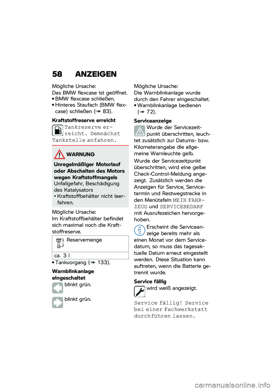 BMW MOTORRAD C 400 GT 2021  Betriebsanleitung (in German) �/�= ���6�����
��&��#���� �0��	�\f����D
�)�\f�	 ��� ��#��R��\f�	� ��	� ���&���\b������ ��#��R��\f�	� �	���#�����\b��%��\b�����	 �
��\f���\f�� �
