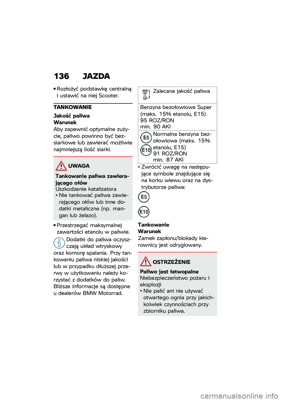 BMW MOTORRAD C 400 GT 2021  Instrukcja obsługi (in Polish) �\f�I�: ����4�
�,������� ���
������	 ���������)� ������� �� ����% �1�������!
����������
�O��\b�\f�J�P �2��%��)�������$�\b
�>�&� ����