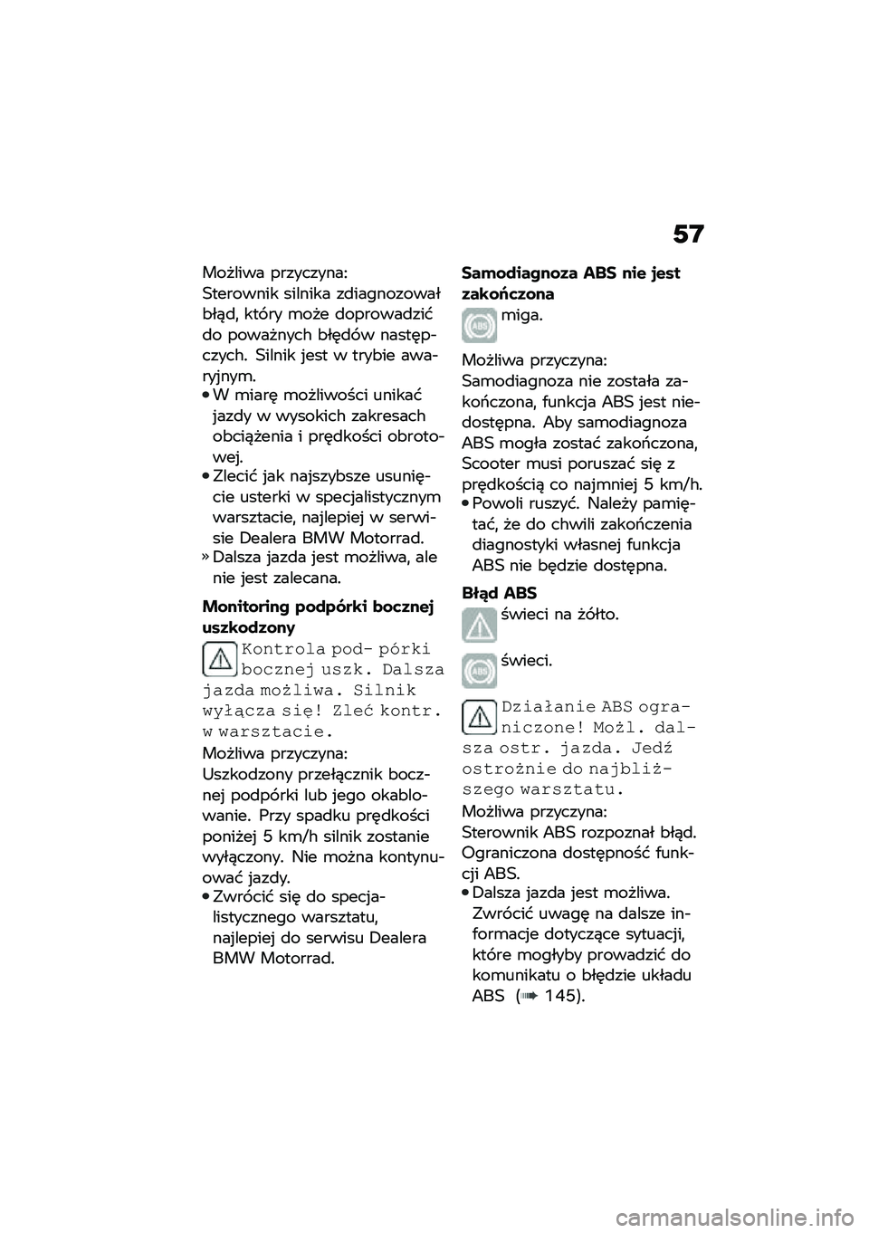 BMW MOTORRAD C 400 GT 2021  Instrukcja obsługi (in Polish) �2�D
������� ����������G
�1�������� ������� ��
�����������&��)�
�
 ��� �� �\b��� �
�������
����
� ���������# �&��	�
� � �����	
