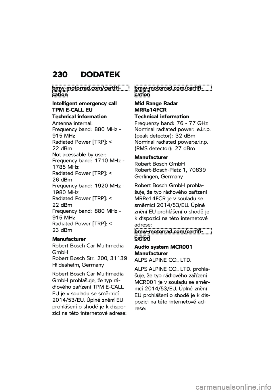 BMW MOTORRAD C 400 GT 2021  Návod k obsluze (in Czech) ��S�\f �;��;��2��L
����(�����$�$�	�\f�)�*���+�*��$��,�-�,�(�*�	��,��
�������,�U��� ����$�U���*�9 �*�	���Y��% ��(�#��_�_ ��
�Y��*�/��,�*�	� �,��-��$��	��,�