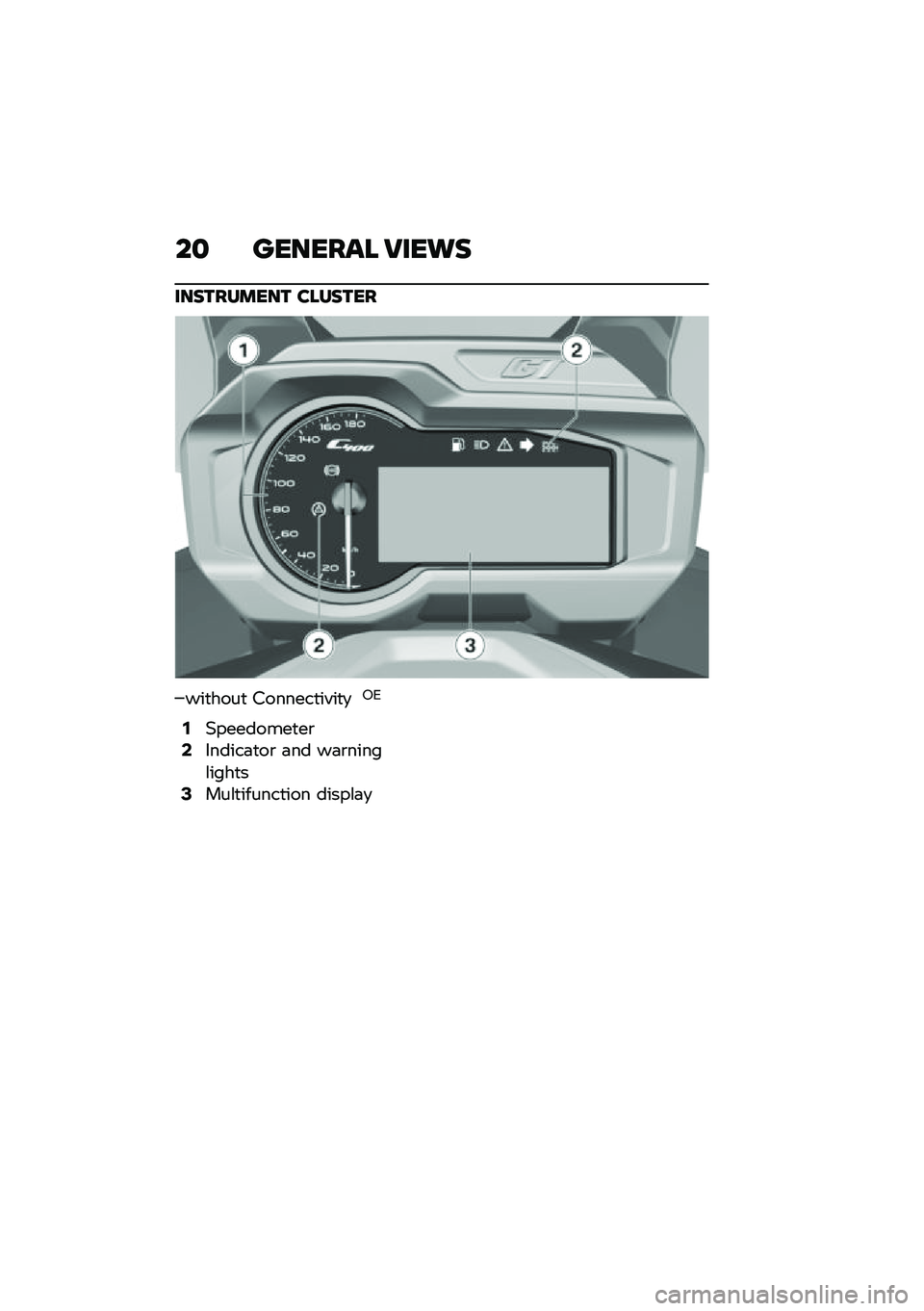 BMW MOTORRAD C 400 GT 2020  Riders Manual (in English) ��
 ������� �7���\b�
���������� �������
���
����
 �#������
����
�
�3�4
�,�&��������
��\b�.������	�
��\b �	�� ��	�\b�����\f����
��0��