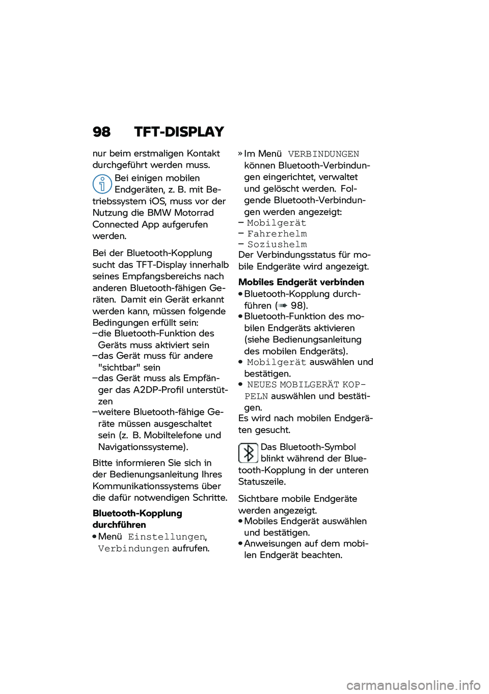 BMW MOTORRAD C 400 GT 2020  Betriebsanleitung (in German) �?�= �1�H�1�J�2���I���K
�\b�� ���� ���	���\f�#����\b ���\b��\f� ������������� �!�����\b ���	�	�
��� ���\b����\b �����#��\b�:�\b�����(���\b�
 